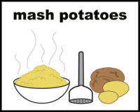 mash potatoes