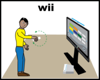 playing the wii