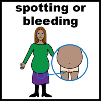 pregnant spotting or bleeding