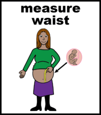 pregnant waist measure