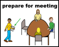 prepare for meeting
