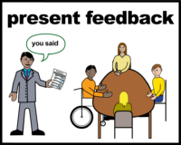 present feedback