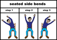 seated side bends