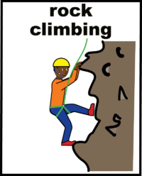 Rock climbing