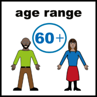 age range 60+ V2