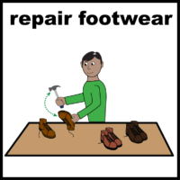repair footwear