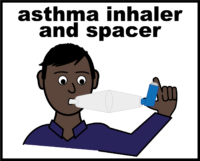 asthma inhaler and spacer V2