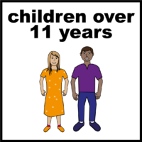 children over 11 years