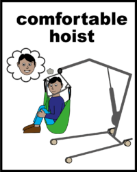 comfortable hoist
