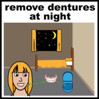 false teeth remove dentures at night V2