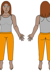 Thumbnail for Female body map - fully clothed 