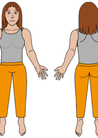 Thumbnail for Female body map - fully clothed lighter skin tone