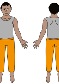 Thumbnail for Male body map - fully clothed 