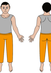 Thumbnail for Male body map - fully clothed lighter skin tone