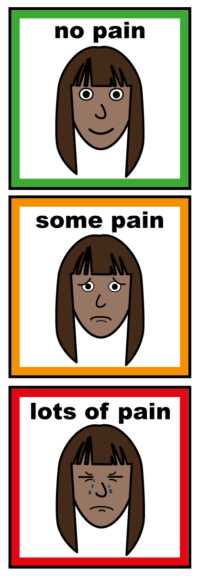 pain scale female face V2