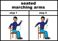 seated marching arms exercise V2