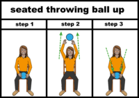 seated throwing ball up V2