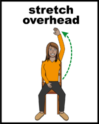 Single arm stretch overhead