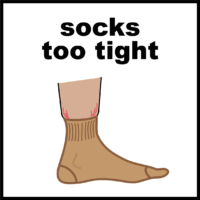 socks that are too tigh