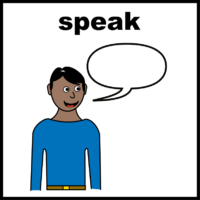 speak