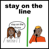 stay on the line 999