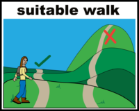 suitable walk