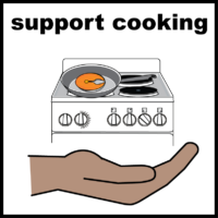support cooking