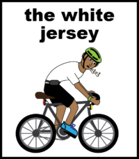 white jersey Tour de france