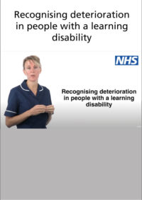 Thumbnail for Video: Recognising deterioration in people with a learning disability 