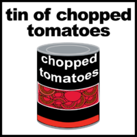 tin of chopped tomatoes