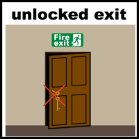 unlocked exit