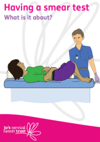 Thumbnail for EasyRead booklet: Having a smear test. What is it about?