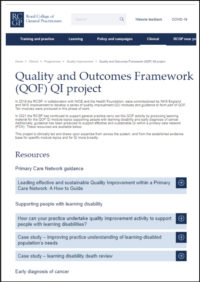Thumbnail for Quality and Outcomes Framework (QOF) QI project