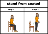 stand from seated exercise