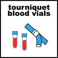 tourniquet blood vials