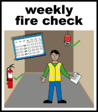 weekly fire check