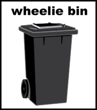 wheelie bin