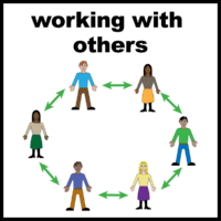working with others