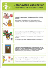 Thumbnail for Coronavirus Vaccination Information for Staff and Carers