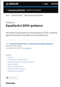 Thumbnail for Equality Act 2010