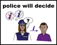 police will decide V2