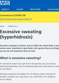 Thumbnail for Excessive sweating 