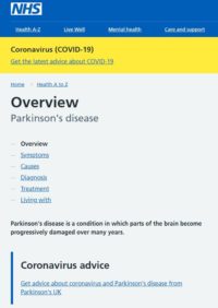 Thumbnail for Parkinson's disease 