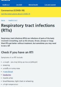 Thumbnail for Respiratory tract infections (RTIs)