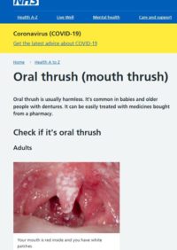 Thumbnail for Oral thrush