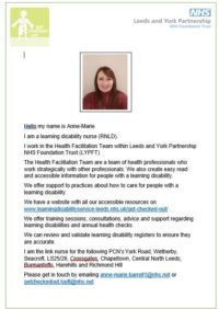 Thumbnail for Primary Care Liaison Support - Hello my name is Anne-Marie 