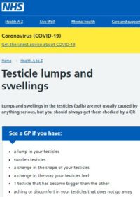 Thumbnail for https://www.nhs.uk/conditions/testicle-lumps-and-swellings/