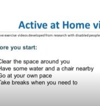 Thumbnail for Active at home videos