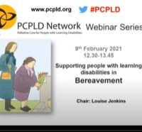 Thumbnail for Supporting people with learning disabilities in Bereavement webinar