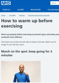 Thumbnail for How to warm up before exercising 